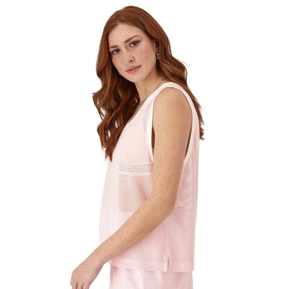 Women's Mesh Courtside Tank with Arch Champion Logo - Picture 4 of 6